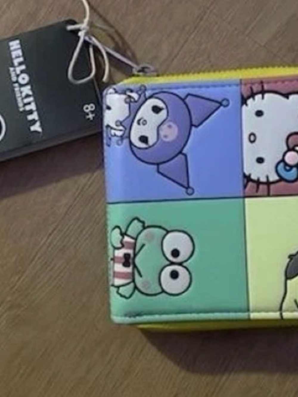 Loungefly Sanrio Hello Kitty and Friends Color Block Zip Around Wallet NWT